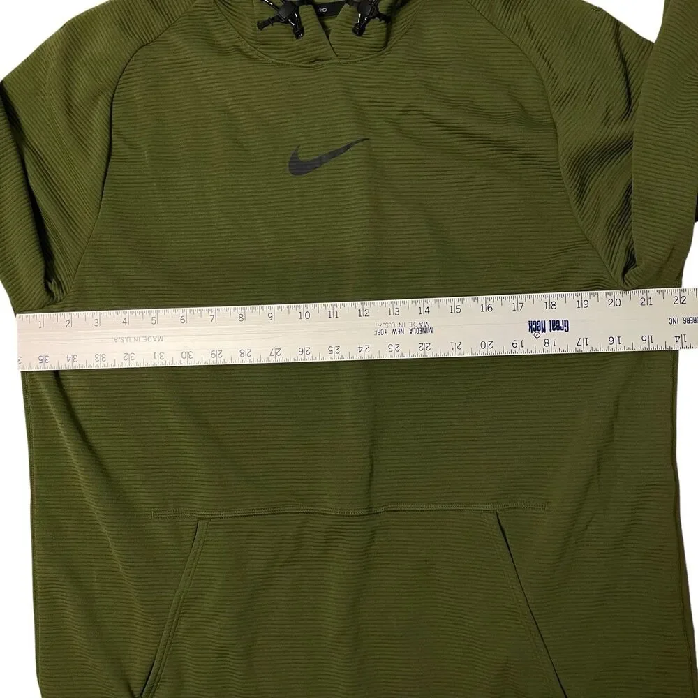 Nike PRO Shirt Mens M Green Dri Fit Training Pullover Tech Activewear DM5889-226